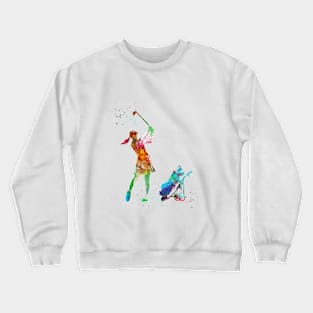 Girl golfer Crewneck Sweatshirt